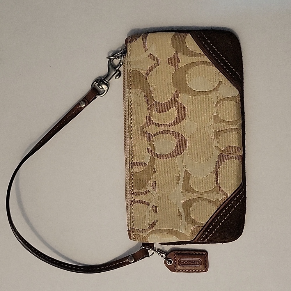 Coach Signature Wristlet